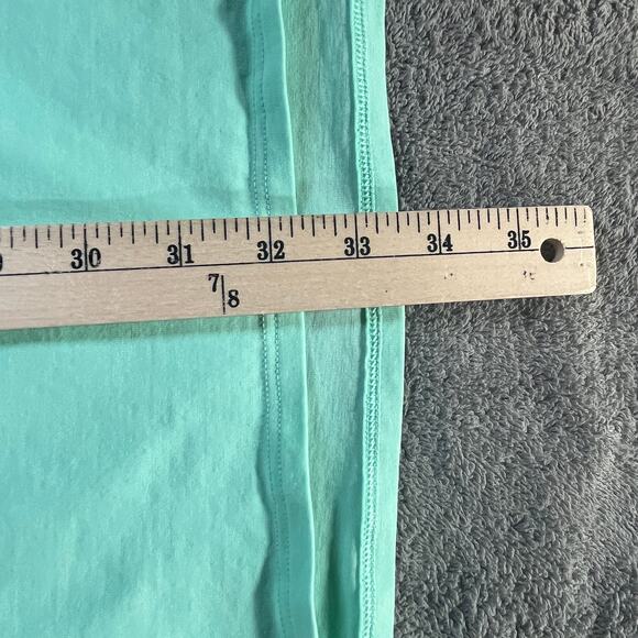 Lululemon Back In Action Mini Dress Womens 4 Green Long Sleeves Boat Neck Active - Picture 7 of 8